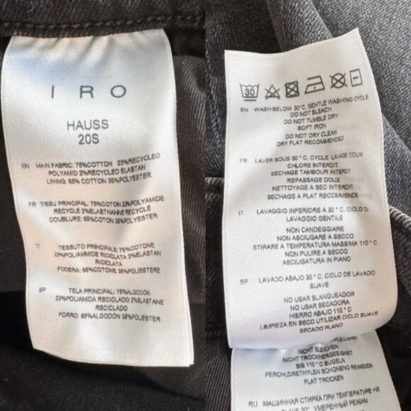 IRO • Hauss Cropped High-Rise Skinny Jeans - Picture 7 of 10